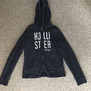 Hollister navy blue sweater